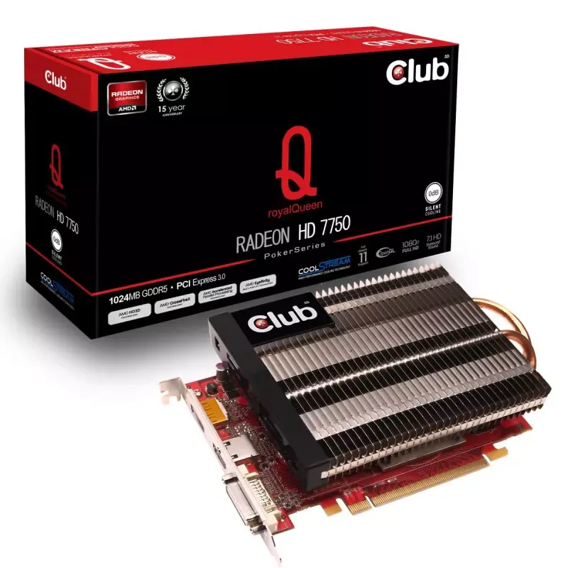 Miniature du produit CLUB3D Radeon HD 7750 royalQueen