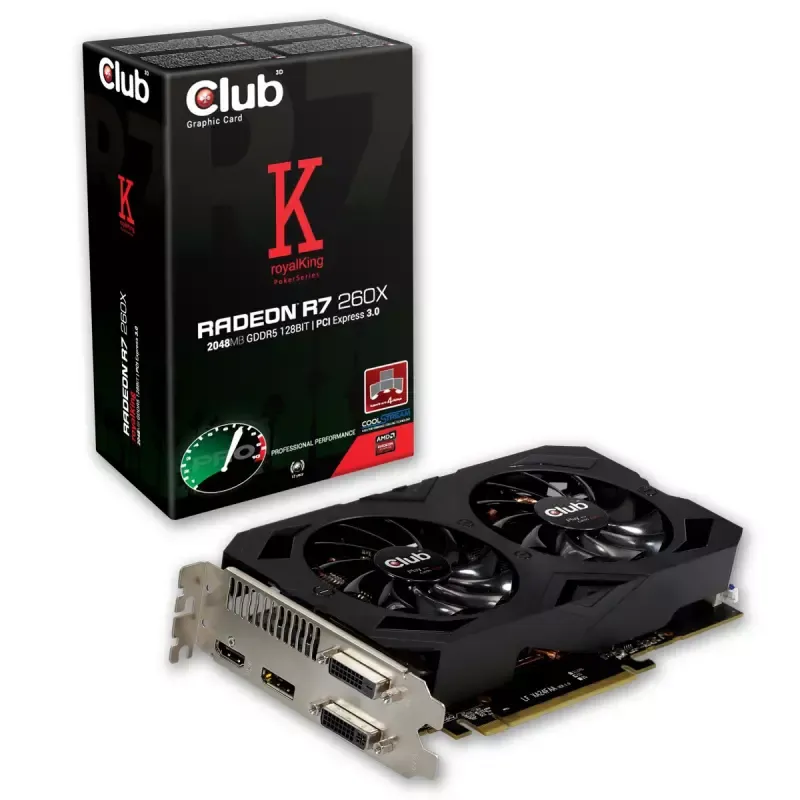 Miniature du produit CLUB3D Radeon R7 260X royalKing